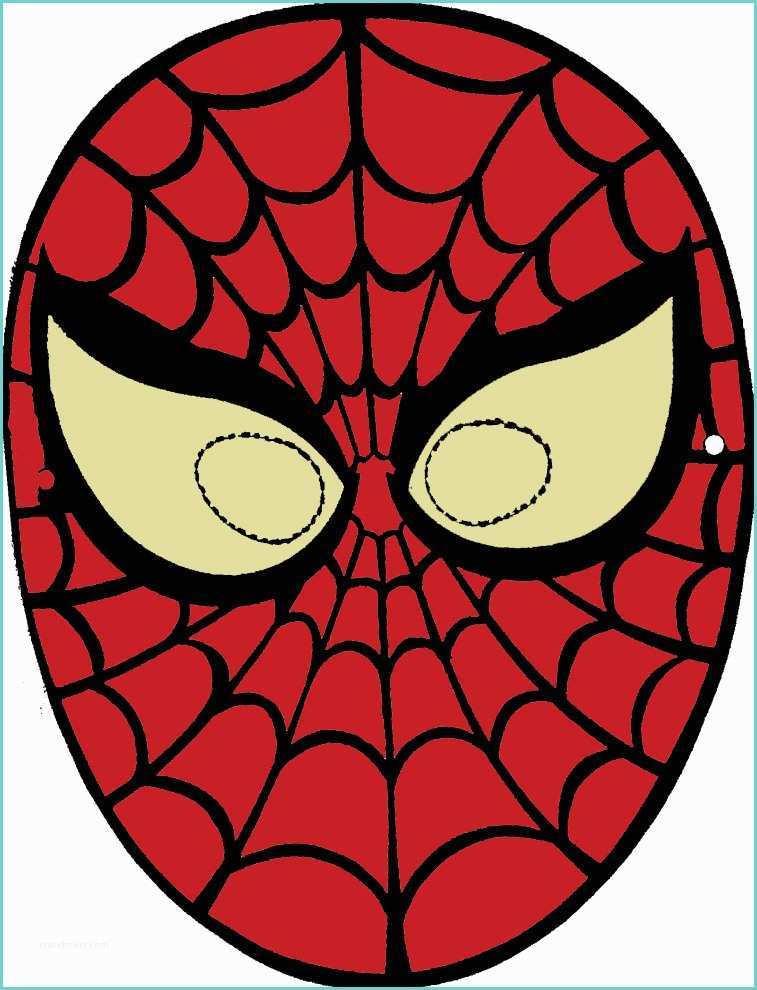 Disegni Da Colorare Di Spiderman Stampa Disegno Di Maschera Di Spiderman Da Ritagliare A Colori