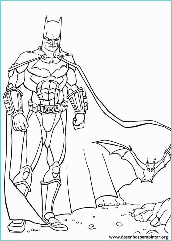 Disegni Da Stampare Batman Batman – Desenhos Para Colorir E Pintar Do Homem Morcego