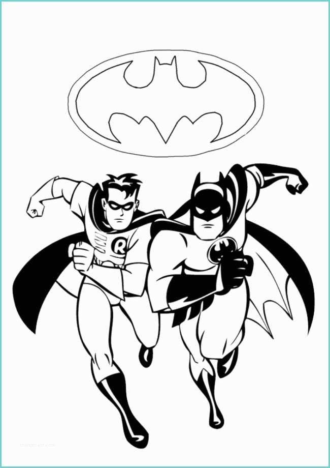 Disegni Da Stampare Batman Batman E Robin Da Colorare Cose Per Crescere