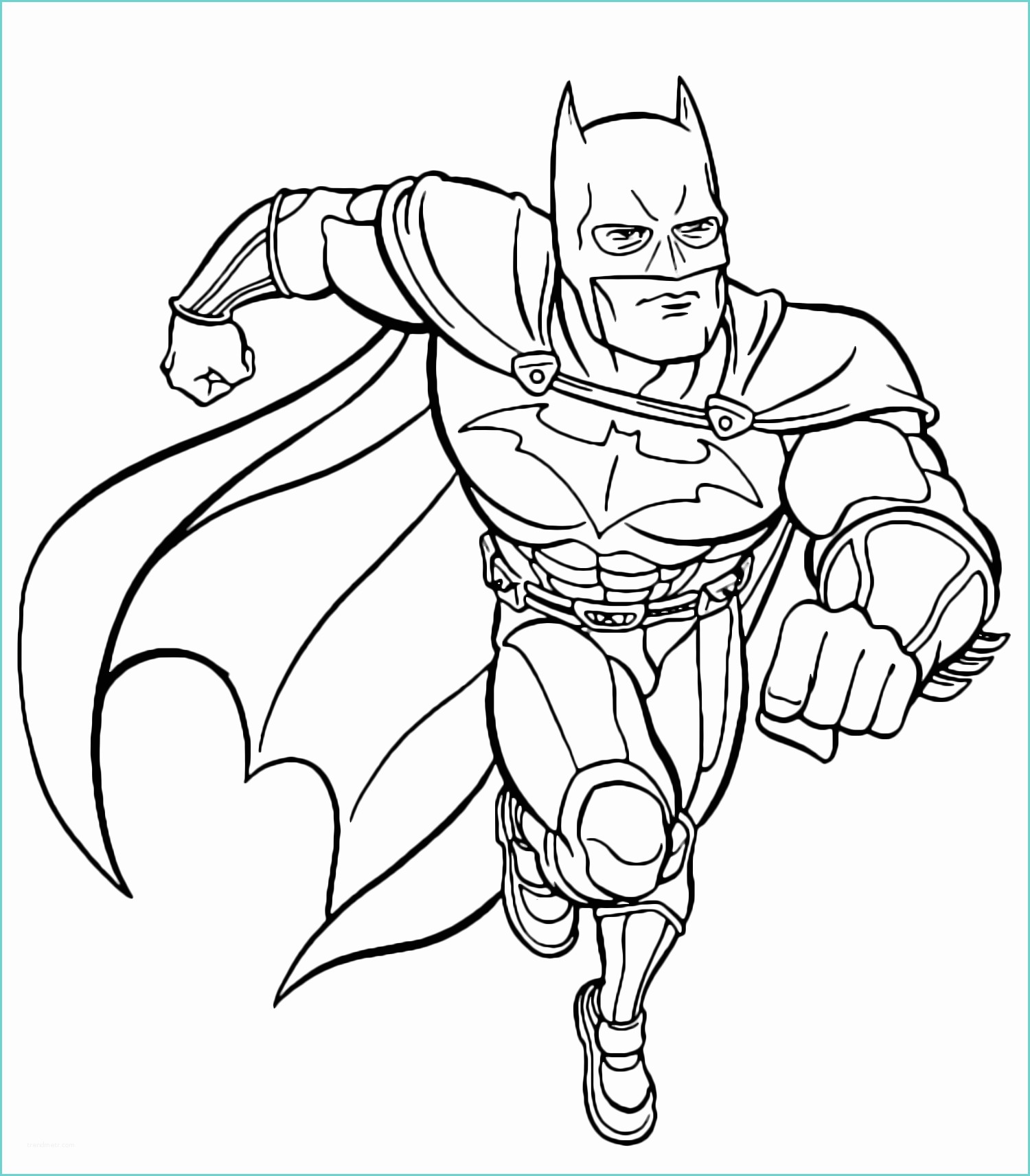 Disegni Da Stampare Batman Il Supereroe Batman Da Colorare Gratis Disegni Da