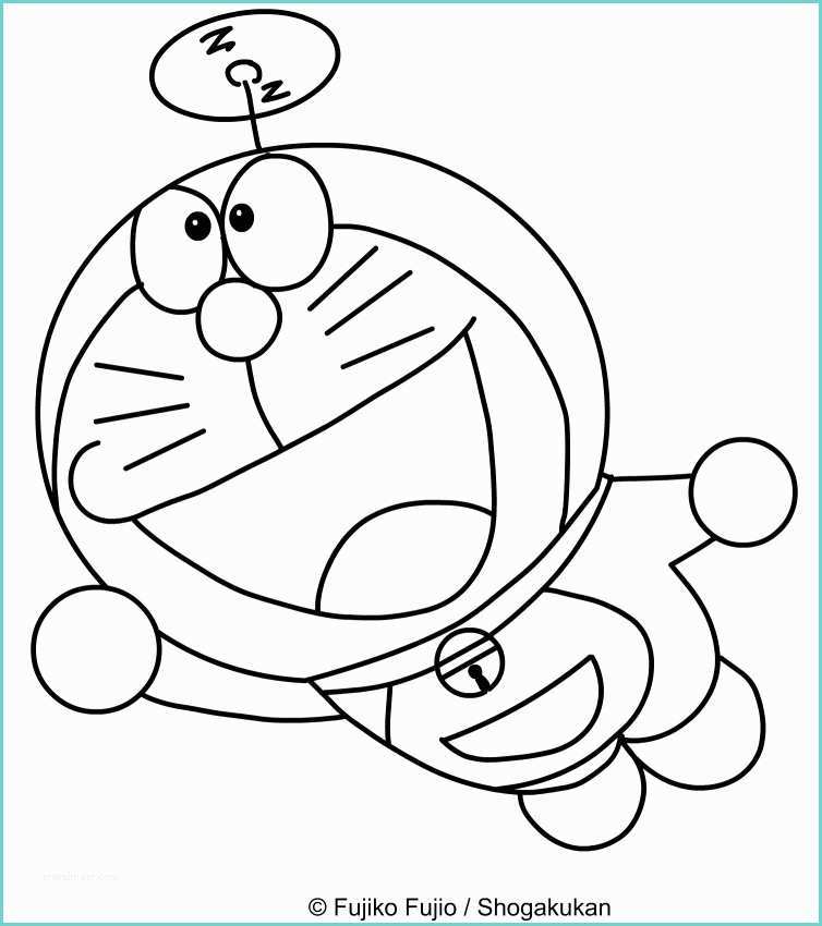 Disegni Di Doraemon Disegno Di Doraemon Che Vola Con L Elica sopra La Testa Da