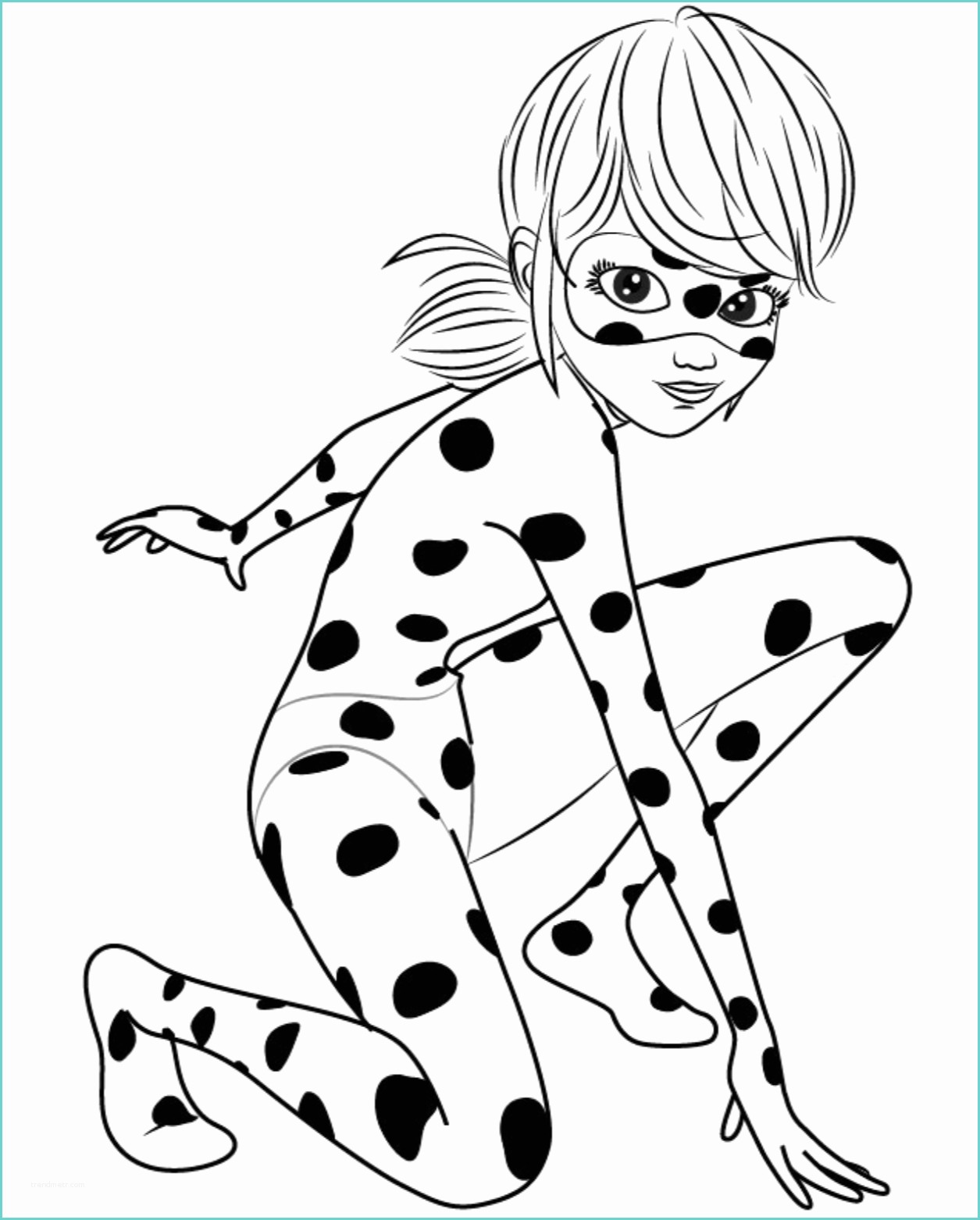 miraculous ladybug disegni stampare colorare marinette chat noir