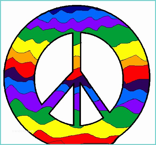 Disegni Facili Sulla Pace Disegno Simbolo Della Pace Colorato Da Utente Non