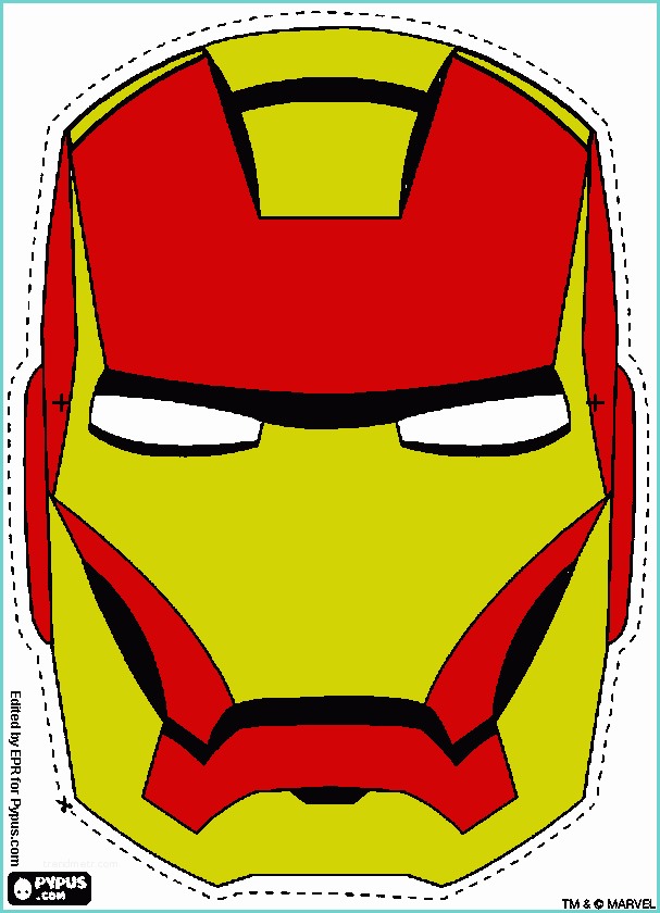 Disegni Iron Man Da Colorare Disegni Da Maschera Ironma Maschera Ironma Da Stampare