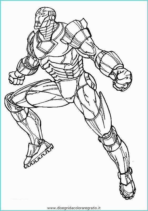 Disegni Iron Man Da Colorare Disegno Iron Man 17 Personaggio Cartone Animato Da Colorare