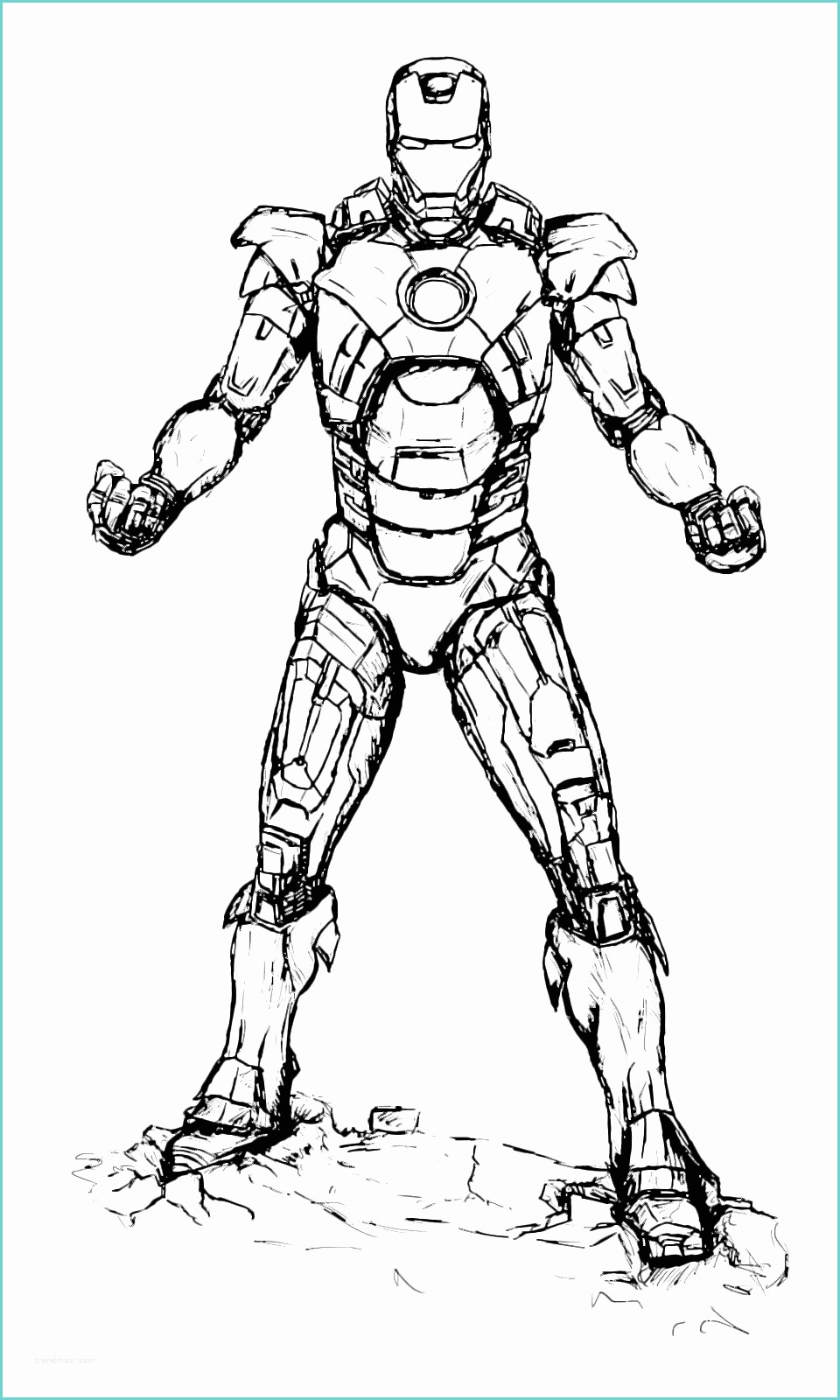 Disegni Iron Man Da Colorare Iron Man Iron Man Sfida Il Suo Nemico