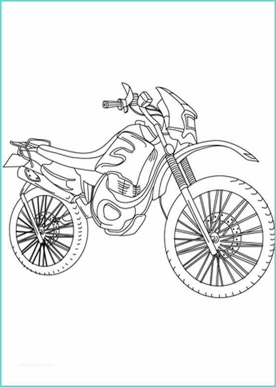 Disegni Moto Facili 30 Disegni Di Moto Da Stampare E Colorare