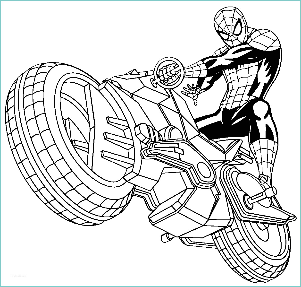 Disegni Moto Facili Dessin De Coloriage Spiderman à Imprimer Cp