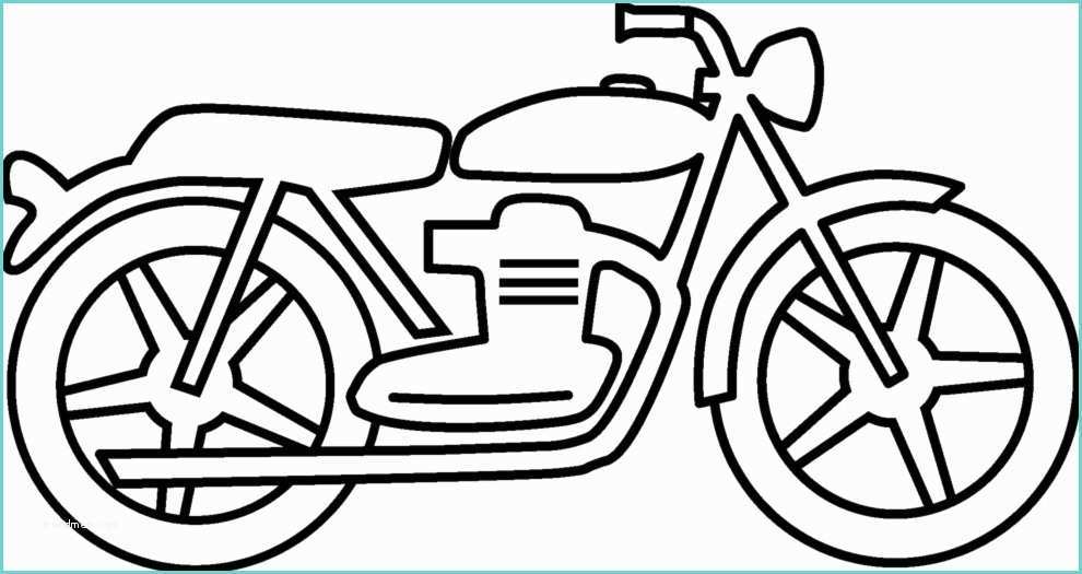 Disegni Moto Facili Stampa Disegno Di La Moto Da Colorare