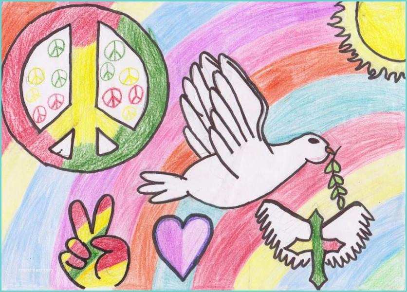 Disegni Sulla Pace Facili Colori Per La Pace Tra Sant Anna E Rio