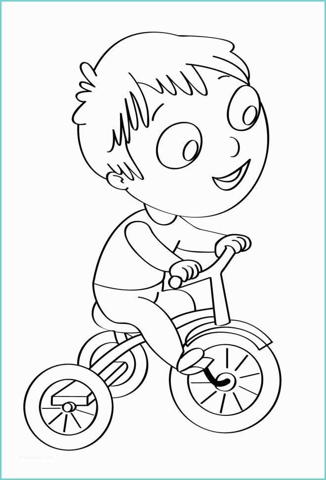 Disegno Aquilone Da Colorare Per Bambini Disegno Per Bambini Da Colorare Gratis Bambino Bicicletta