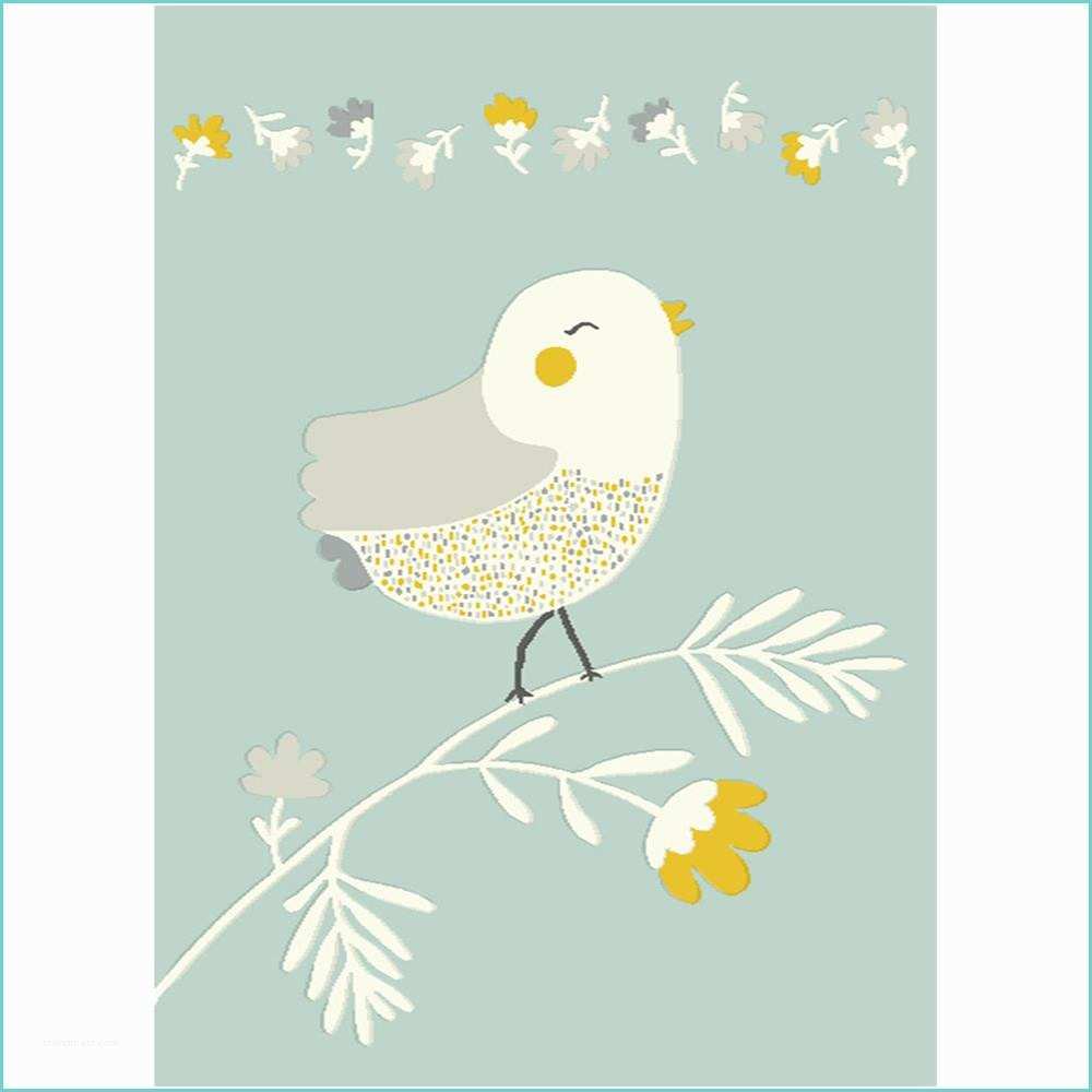 Disegno Uccellino Bambini Balta Tappeto Tender Disegno Uccellino Crema Su Sfondo
