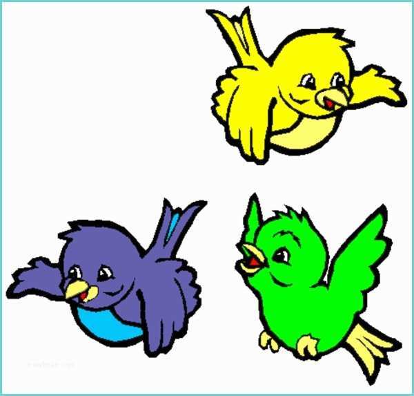 Disegno Uccellino Bambini Disegno Di Uccellini A Colori Per Bambini