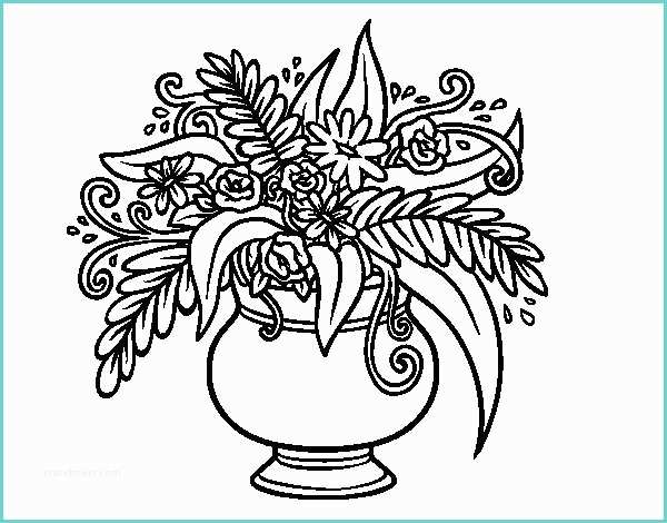 Disegno Vaso Fiori Disegno Di Un Vaso Con Fiori Da Colorare Acolore