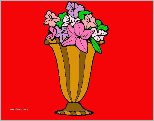 Disegno Vaso Fiori Disegno Vaso Di Primule Colorato Da Lara Il 12 Di Maggio