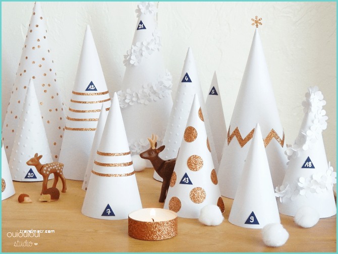 Diy Decoration Noel Papier Fabriquer Un Sapin Un Ange Ou Un Père Noël En Papier
