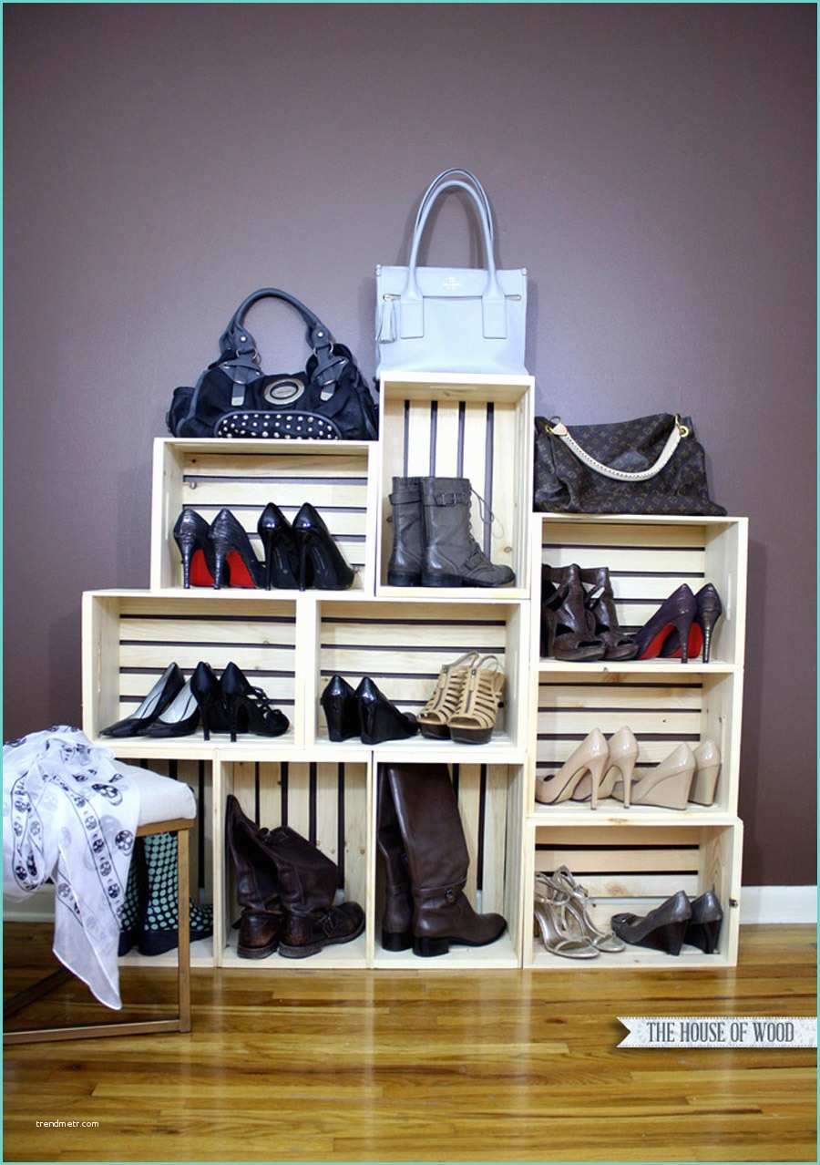 Diy Rangement Chaussures Easy Shoe Storage Display the House Of Wood
