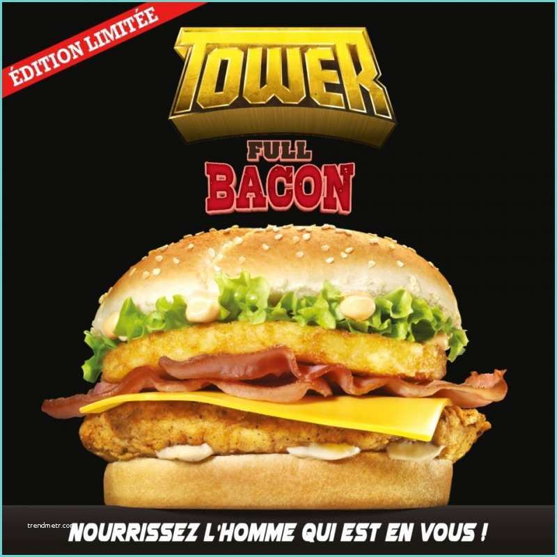 Double Krunch Kfc [kfc Fr] tower Full Bacon Les Burgers