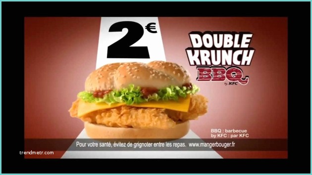 Double Krunch Kfc Le Double Krunch Bbq De Chez Kfc Produits Du Fast Food