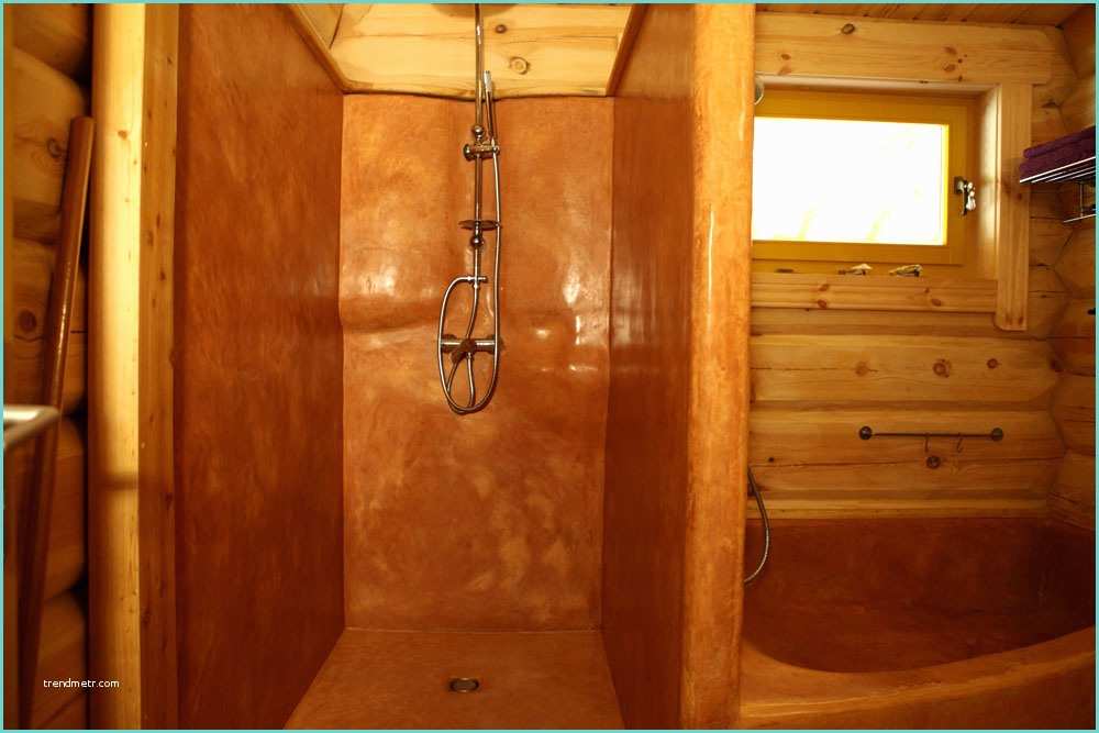 Douche En Bois Interieur La Douche En Tadelakt