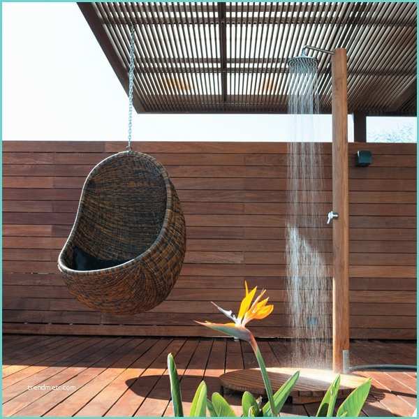 Douche En Teck 14 Douches D Extérieur Pour Votre Jardin Elle Décoration
