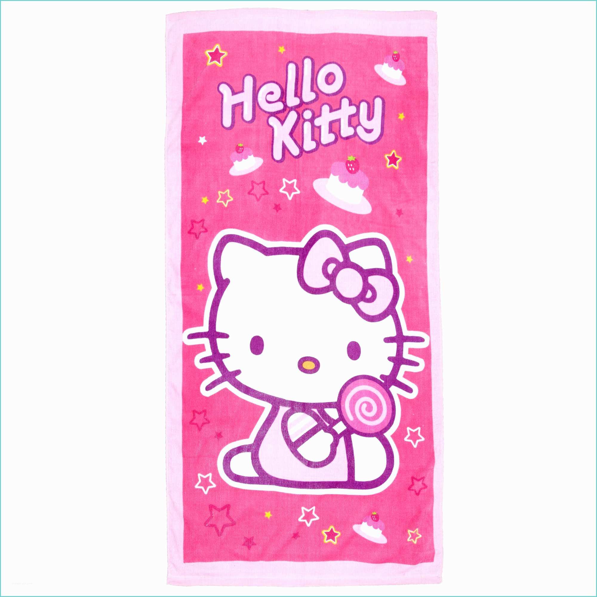 Drap De Plage 200x200 Serviette Hello Kitty