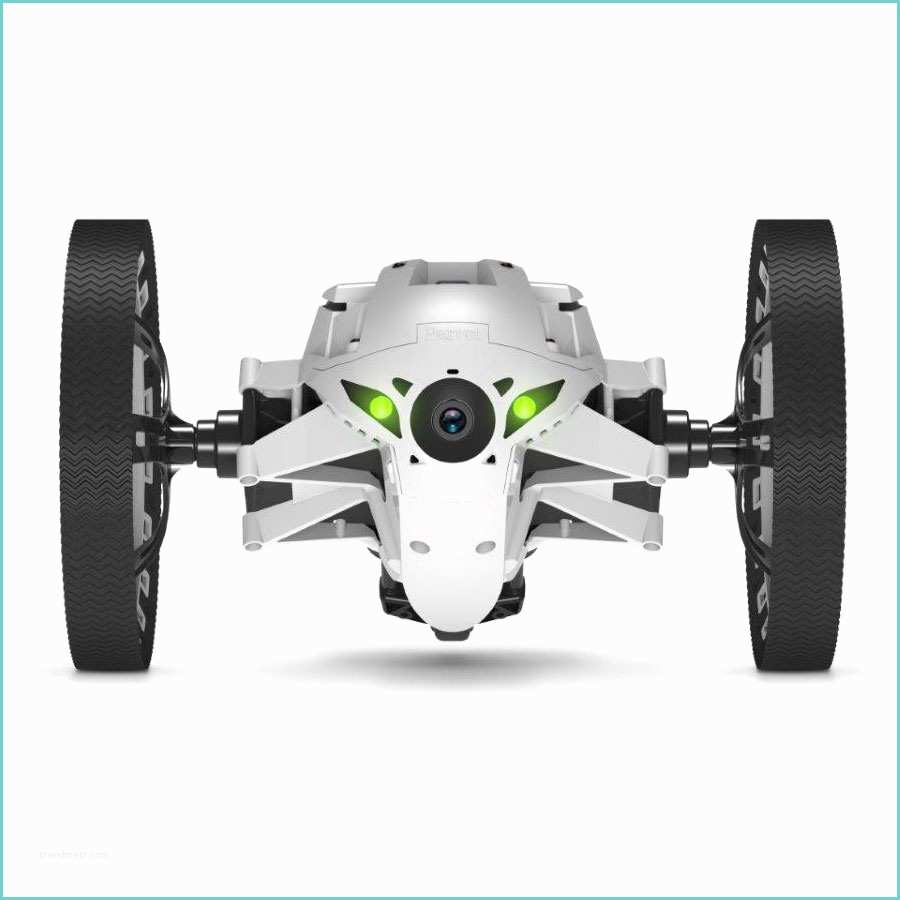 Drone Avec Camra Embarque Parrot Minidrone Jumping Sumo Blanc Drone Parrot Sur