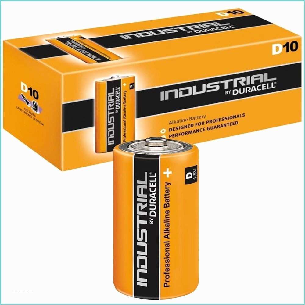Duracell Alkaline Batteries 10 Duracell D Industrial Alkaline Batteries Lr20 Mn1300