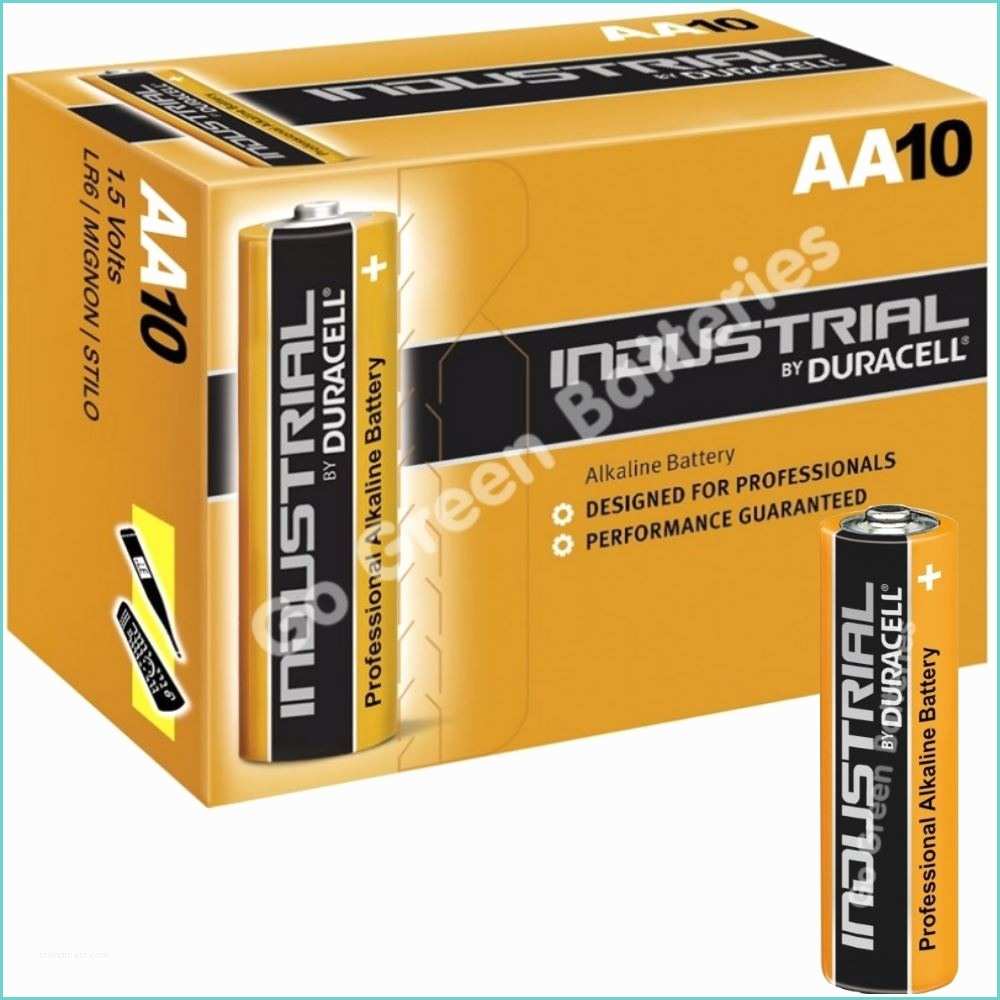 Duracell Alkaline Batteries 10 X Duracell Aa Industrial Alkaline Batteries 1 5v Lr6