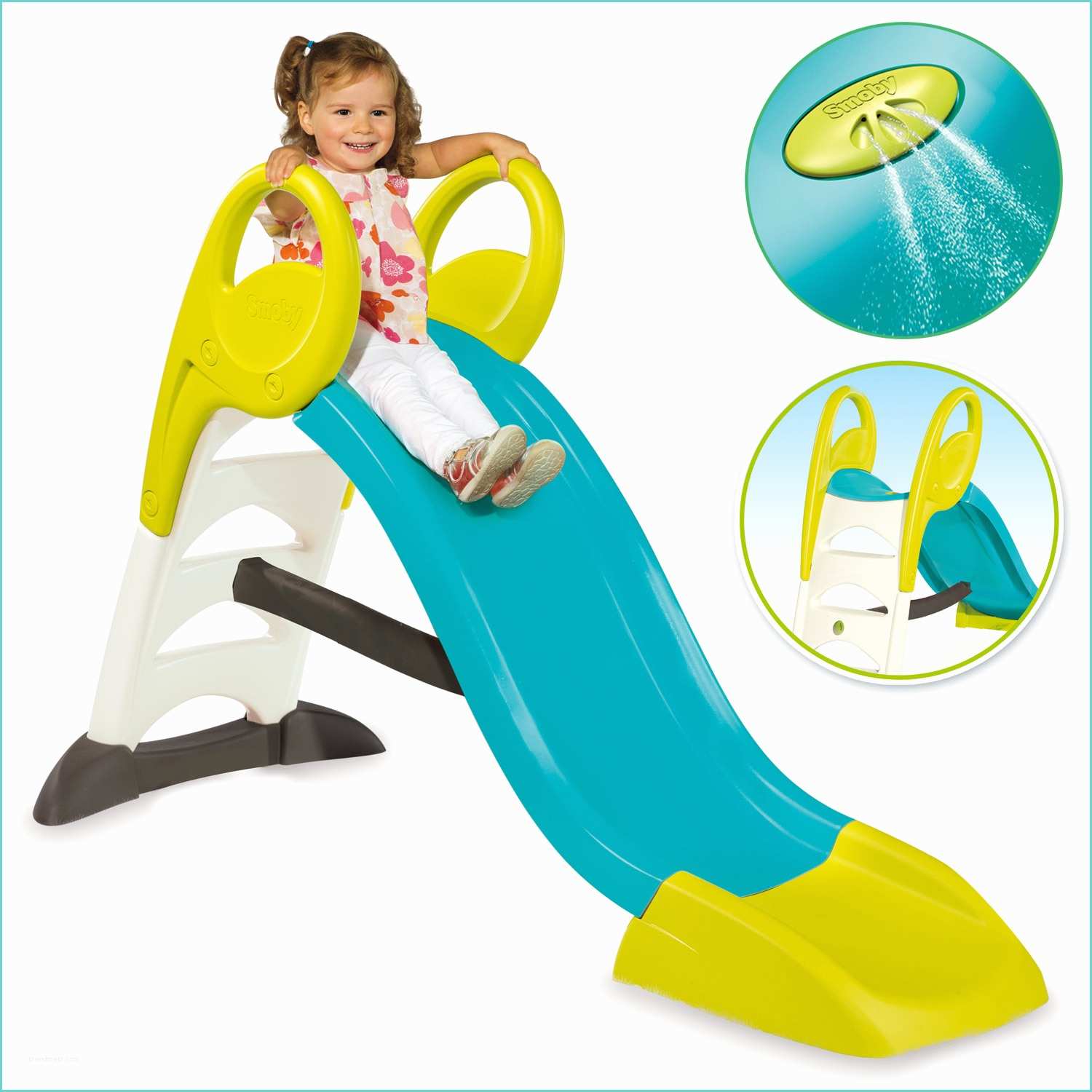 Ebay Scivolo Per Bambini Smoby Scivolo 150cm Turchese Ondulato Allacciamento Acqua