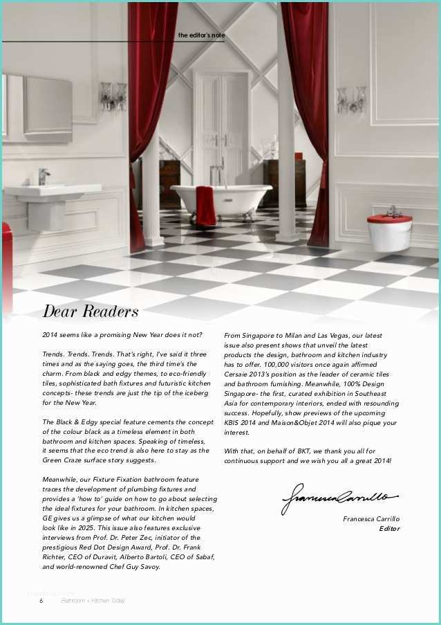 Econflo Systems Pte Ltd Bath Kitchen today Magazine Features Luxe Linear Drains