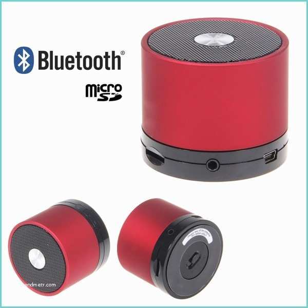 Enceinte Portable Puissante Mini Enceinte Bluetooth Rouge Coudrais Music Light