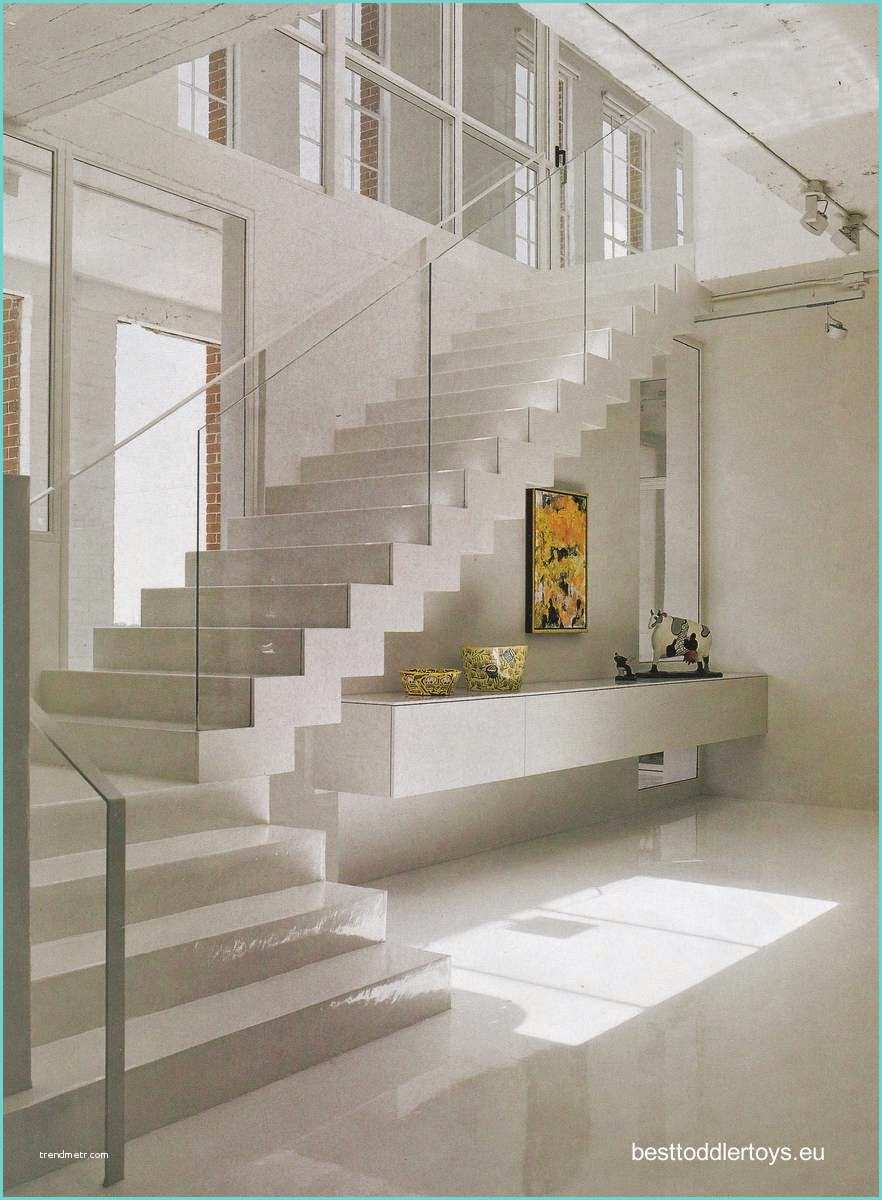 Escaleras De Cemento Para Interiores Arquitectura De Casas 15 Escaleras Contemporáneas Blancas