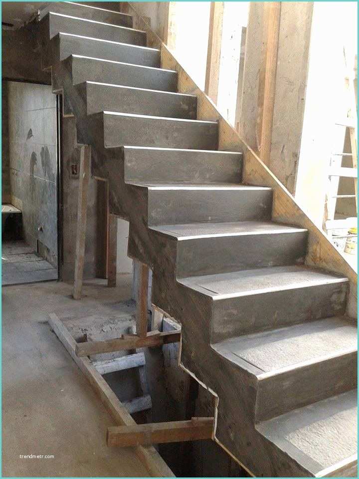 Escaleras De Cemento Para Interiores Escalera De Hormigón Armado Con Revestimiento De