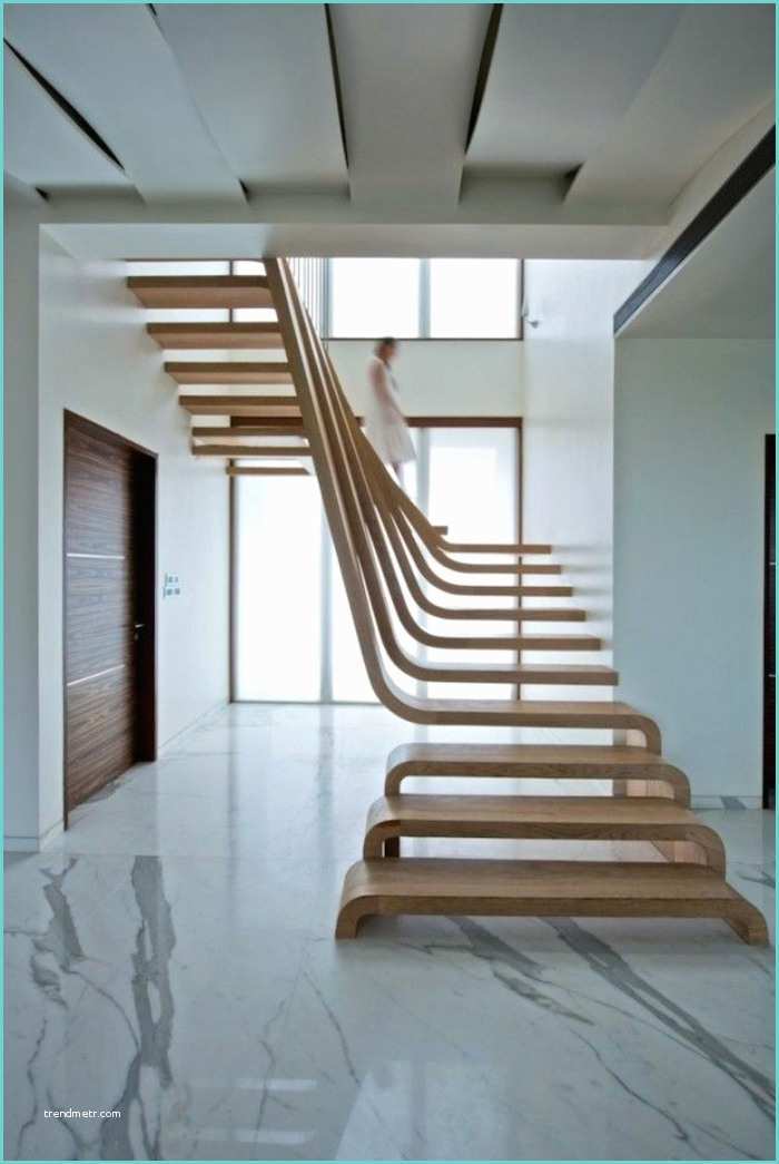 Escalier En Bois Moderne 43 Photospour Fabriquer Un Escalier En Bois Sans Efforts