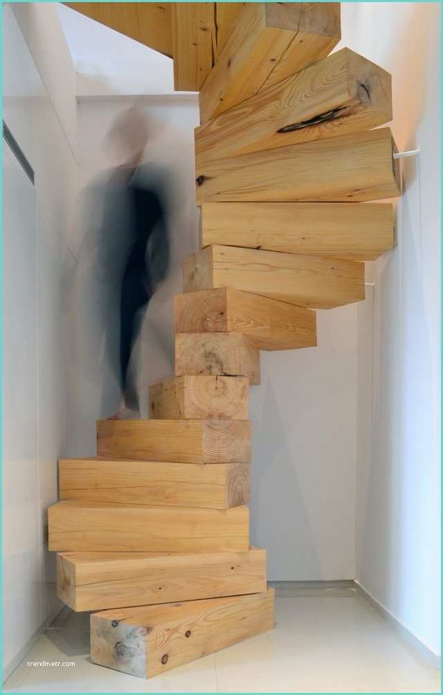 Escalier En Bois Moderne 60 Idées D Escalier Colimaçon Pour L Intérieur Et Pour L