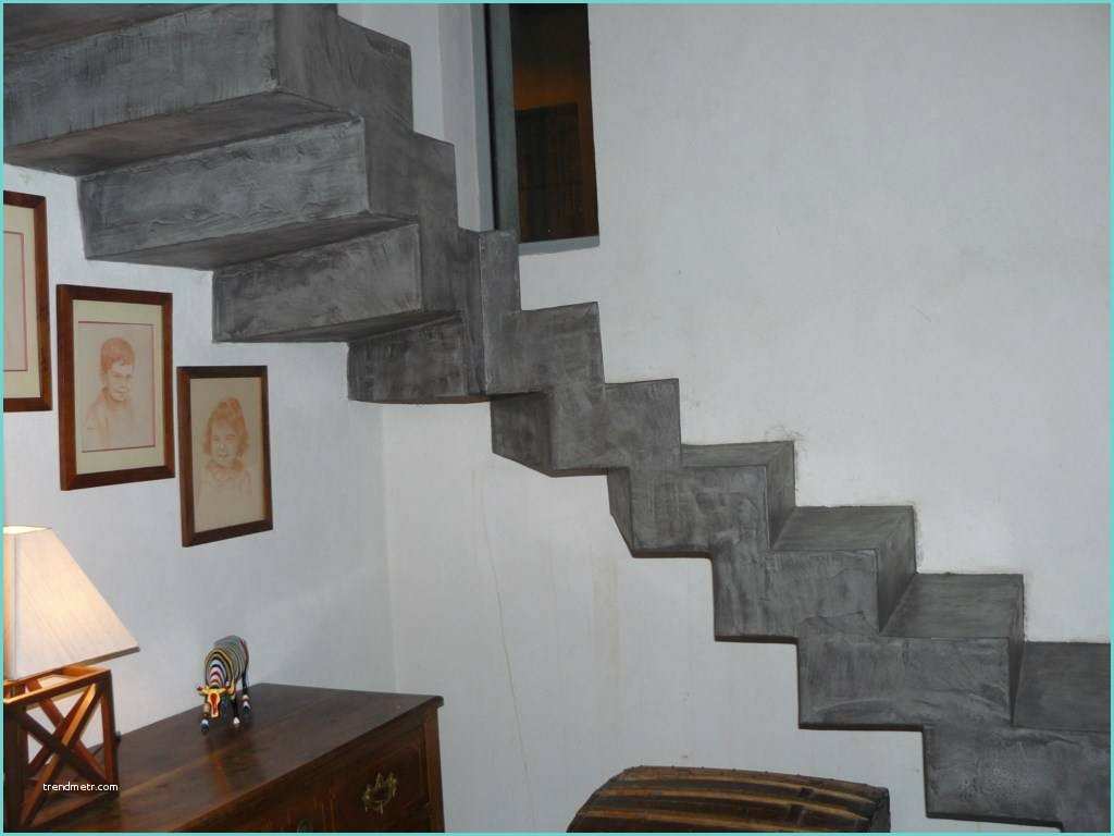 Escalier En Bton Cir Beton Cire Pour Escalier Exterieur Simple with Beton Cire
