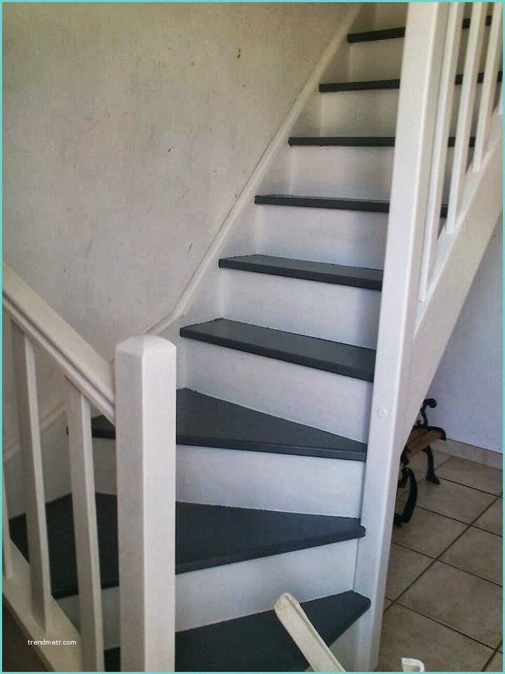 Escalier Peint 2 Couleurs Escalier Peint En Blanc Et Gris – Obasinc