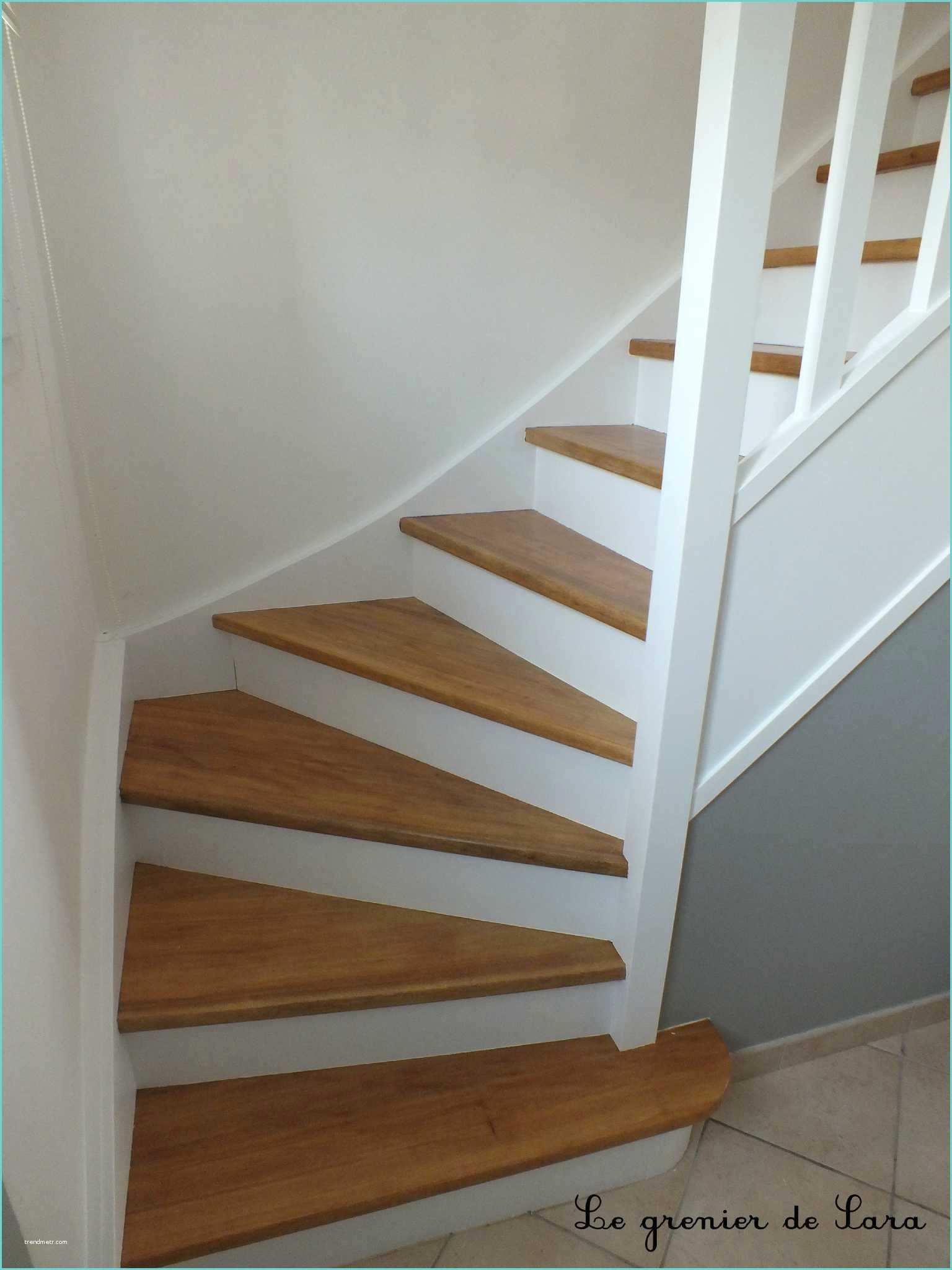 Escalier Repeint En Blanc Enchanteur Repeindre Un Escalier En Blanc Et Peindre Un