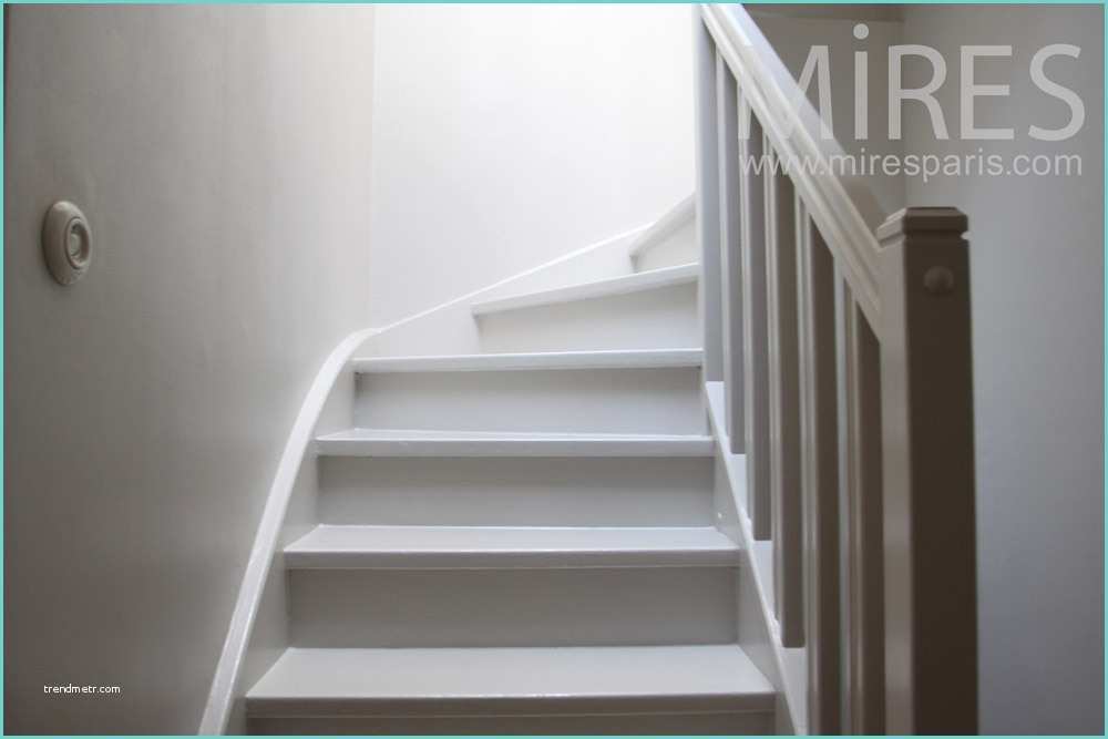 Escalier Repeint En Blanc Escalier Peint En Blanc Ea08