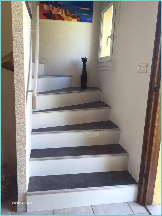 Escalier Repeint En Blanc Maytop Tiptop Habitat Habillage D’escalier Rénovation