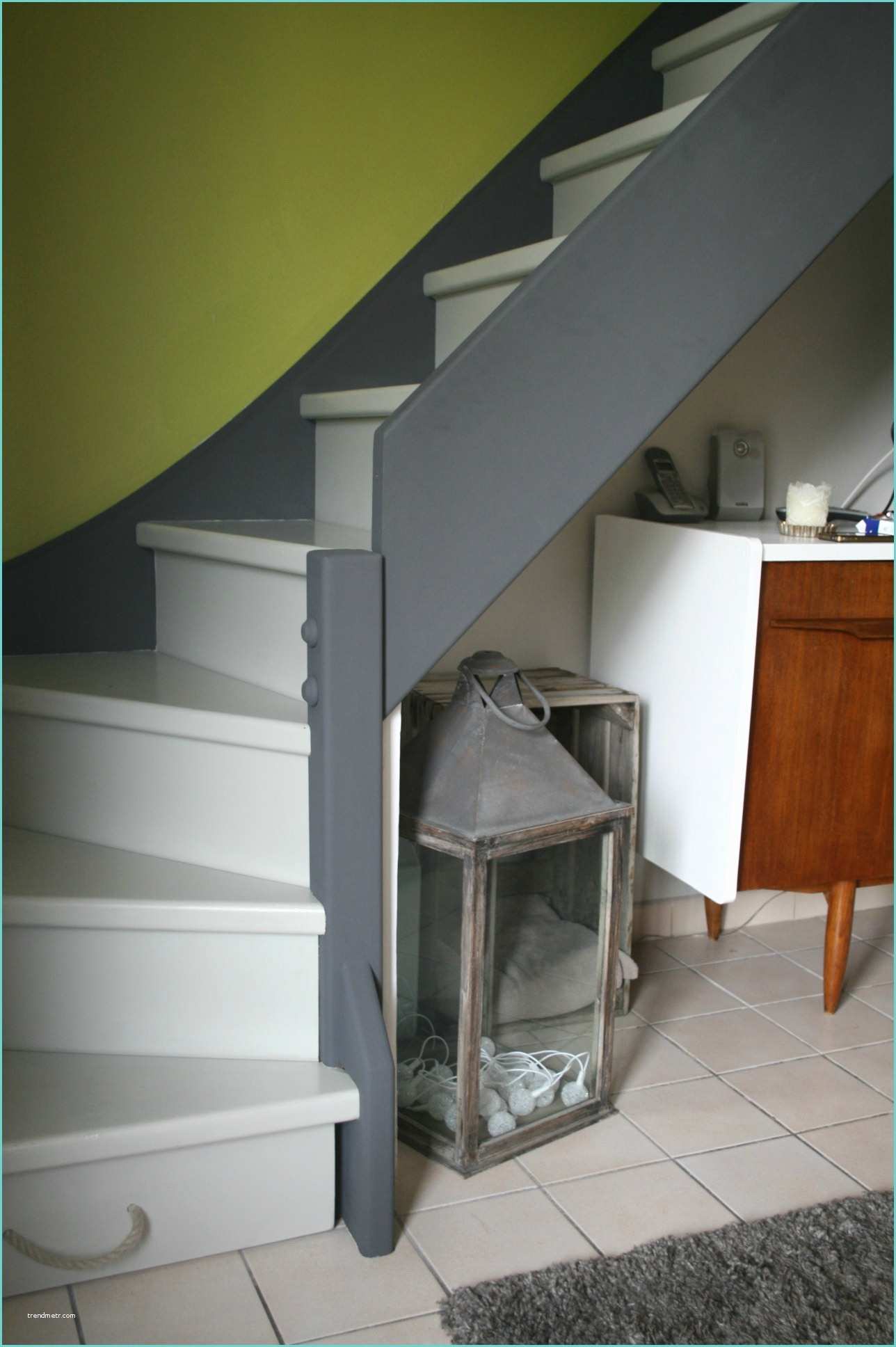 Escaliers Peints En Gris Escalier Peint N°17 L atelier