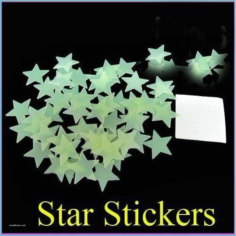 Etoile Phosphorescente Gifi Shinning Stars Glow In the Dark Easy to Peel and Stick