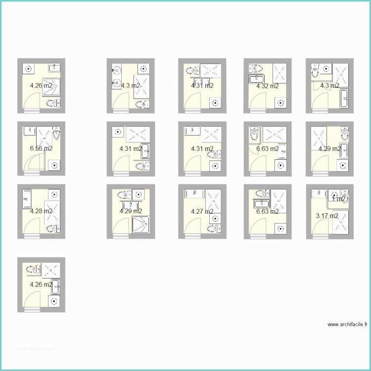 Exemple De Salle De Bain De 5m2 Plan Salle De Bain 3m2 Projet Salles D Eau