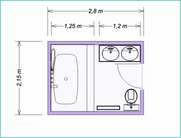 Exemple De Salle De Bain De 5m2 Salle De Bain 5m2 Plan