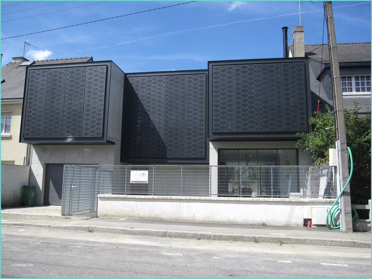Extension Maison Rennes Dessin Architecte La Chapelledesfougeretz Maison Avec Volets