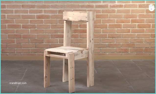 Fabrication Avec Palette Tutoriel Fabrication D Une Chaise Avec Des Palettes