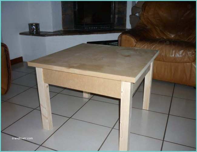 Fabriquer Table En Bois Fabriquer Une Table Basse En Bois