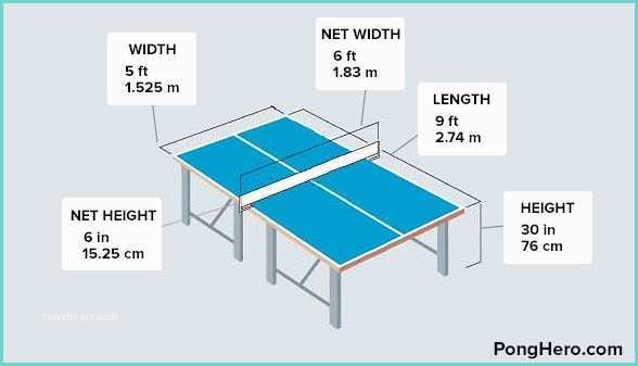 Fabriquer Table Ping Pong Ping Pong Table Dimensions Diy Pinterest