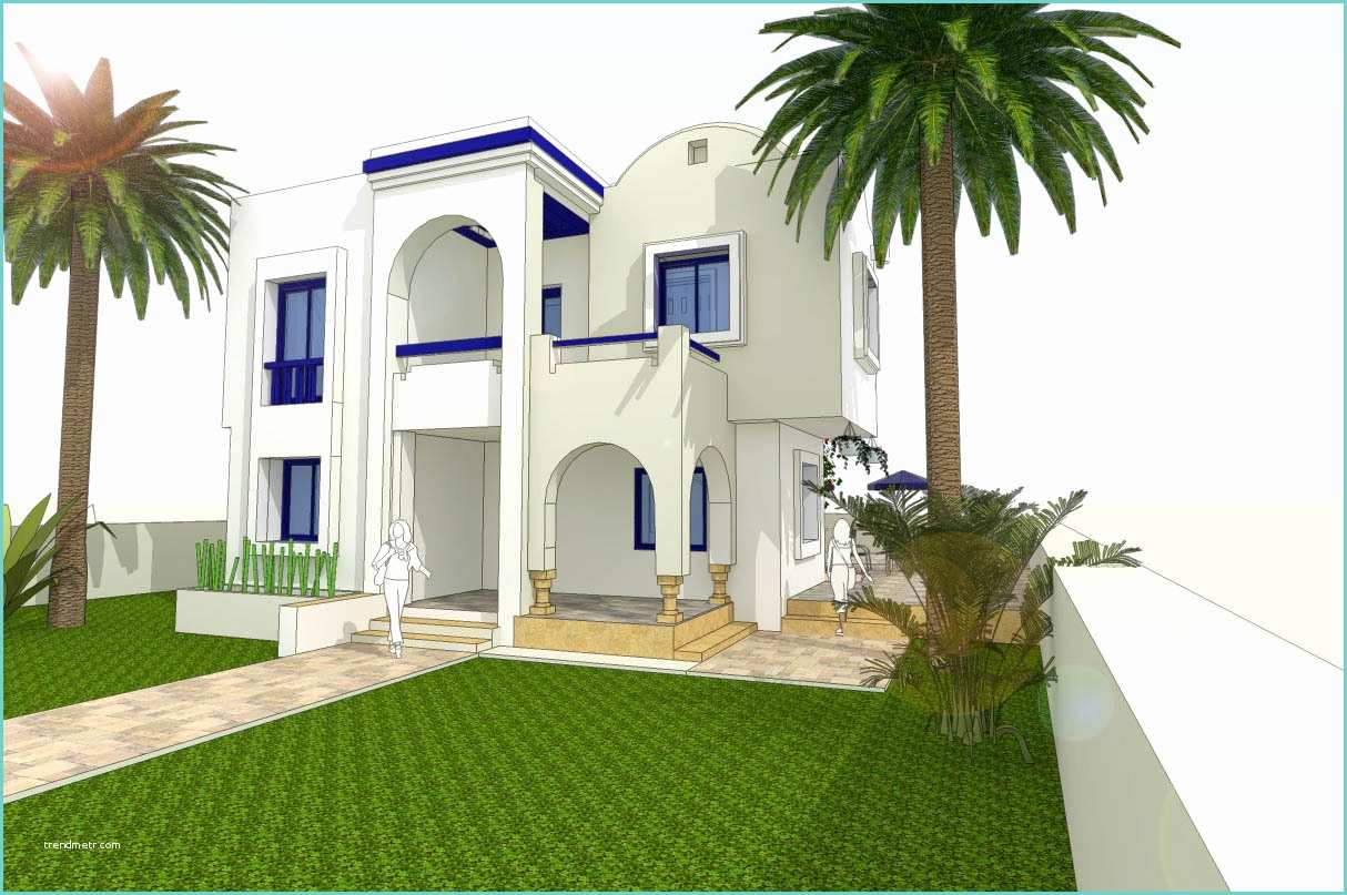 Facade Villa Moderne Tunisie Facade De Maison Moderne En Tunisie – Ciabiz